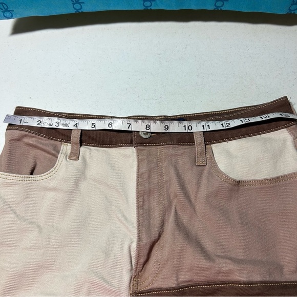 Hollister women’s patchwork high rise shorts size 11/30 - Picture 4 of 7